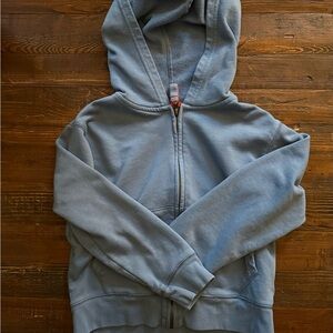 Crewcuts Sz 6/7 Kids Blue Hoodie Jacket